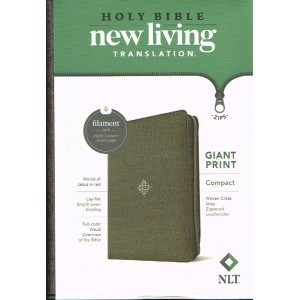 NLT Bible - Compact Giant Print With Zip